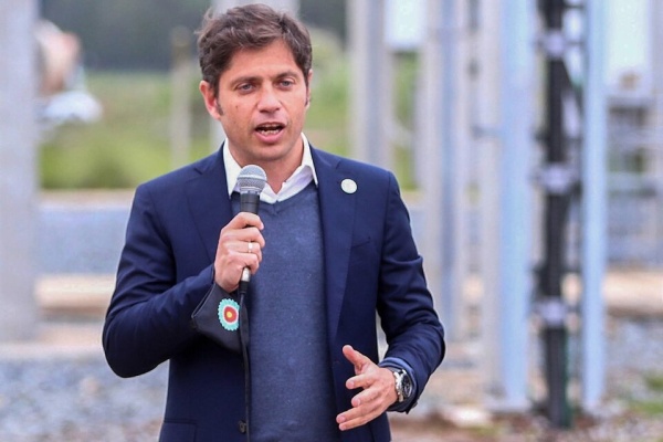 Axel Kicillof aseguró que la Provincia reactivó obras paralizadas en la gestión de Vidal