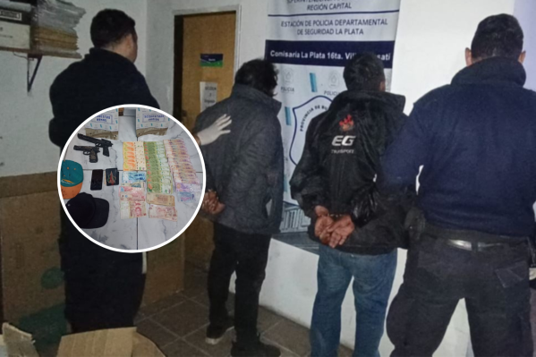Dos delincuentes asaltaron un colectivo que viajaba a La Plata y terminaron detenidos