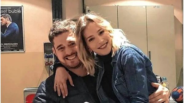 Michael Bublé conto el pedido de cada noche de Luisana Lopilato