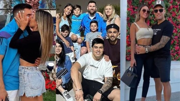 Los jugadores de la Selección Argentina recibieron a sus familiares