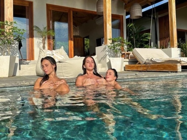 Tini Stoessel se fue con un grupo de amigas a un exótico predio privado en Costa Rica: piscina, tragos y look veraniego