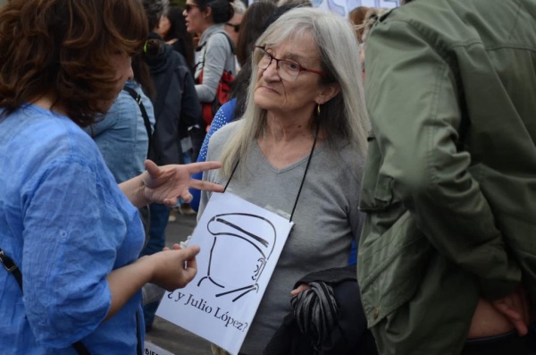 Organizaciones marcharon en La Plata exigiendo la aparici&oacute;n con vida de Julio L&oacute;pez