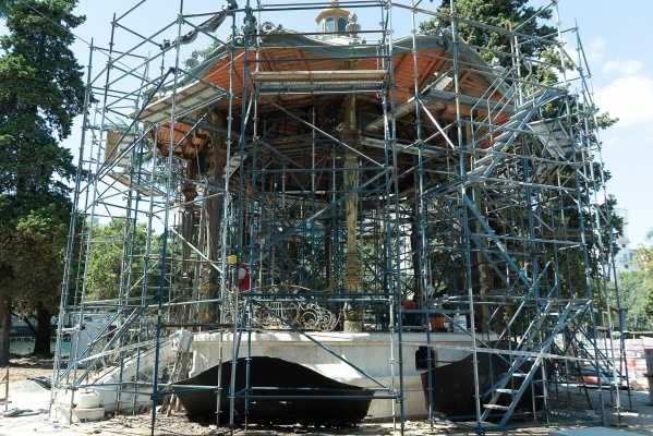 Avanzan las obras de infraestructura en Plaza San Martín y otros puntos claves de La Plata