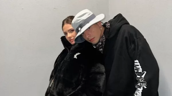 Rusher y la China se mostraron enamorados en las redes