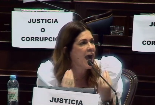 La diputada de Patricia Bullrich fue aplaudida irónicamente por el Frente de Todos por su confuso discurso: risas en Juntos