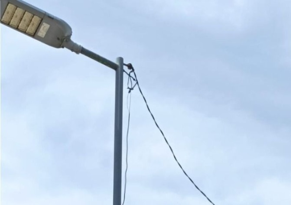 Dejaron los cables colgando: denuncian el robo de alarmas en 62 y 18