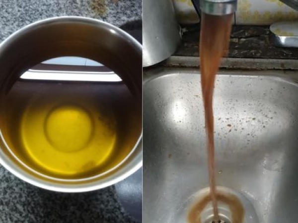 "Un asco total": vecinos de Tolosa cansados de que les salga agua turbia