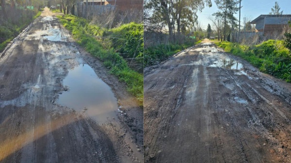 Vecinos de 18 bis entre 663 y 664 denuncian estar "acorralados" por el mal estado de las calles