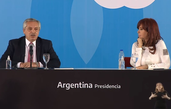 Alberto Fernández y Cristina Kirchner presentaron el proyecto de Ley de Agroindustria