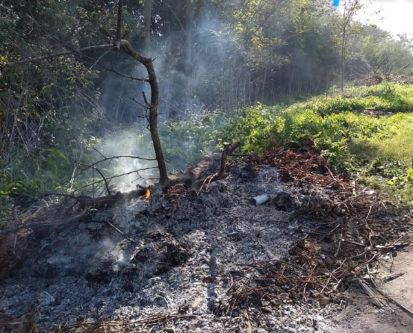 "&iquest;Qu&eacute; pasa en Olmos?": El reclamo de los vecinos por zonas llenas de mugre cosas quemadas