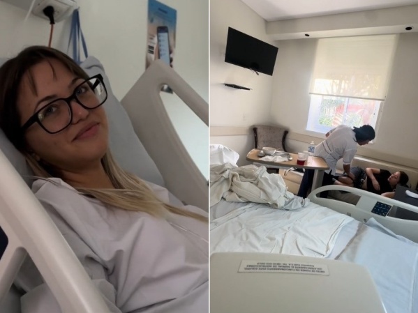 Le dieron el alta, se complotó con la enfermera y le hizo una tremenda joda a su hermana: "Casi se pone a llorar"