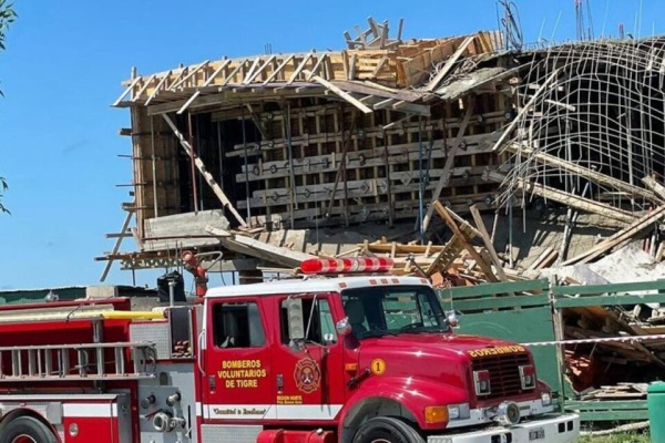 Se derrumbó un obra en construcción en Nordelta y seis personas resultaron heridas