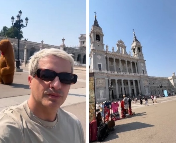 Ángel de Brito sigue de vacaciones por Europa y fue contundente con la fecha de regreso: ¿Cuándo será?