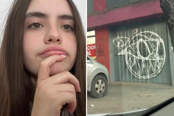 Se enamoró de un graffiti de La Plata, lo siguió por todos lados y encontró al "amor de todas las chicas"
