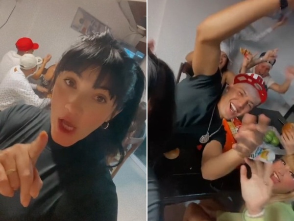 Salió de joda con amigos, volvieron a la madrugada y su tía los recibió con una sorpresa: "En las buenas y en las malas"