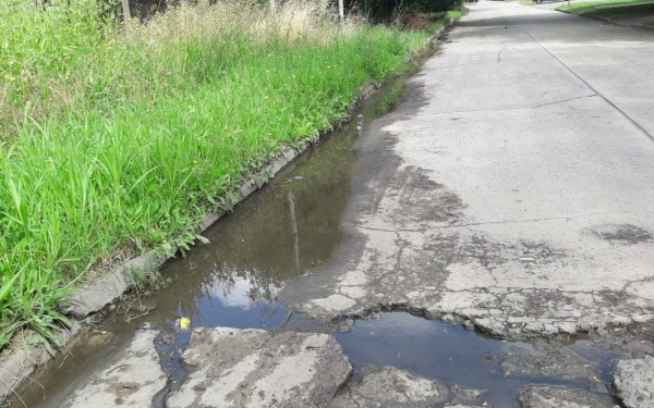 En San Carlos están “cansados” por las calles y veredas rotas