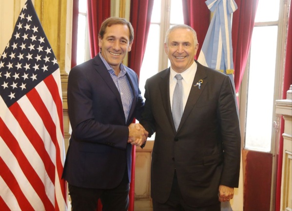 Con el objetivo de fortalecer la hermandad, Julio Garro recibió al embajador de Estados Unidos