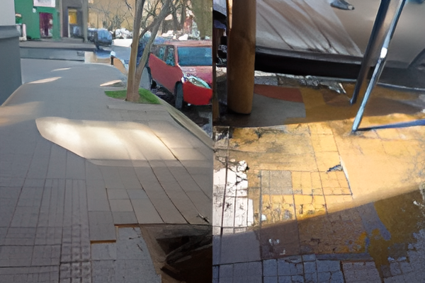 Vecinos de calle 14 denuncia una pérdida de agua grave