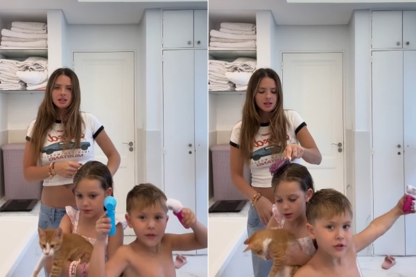 La China Suárez "no le dio bola" al escándalo y publicó un tierno video con sus hijos