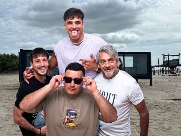 Cadena COOL y una temporada de Radio y Streaming en Pinamar con ex Gran Hermano en un estudio en la playa
