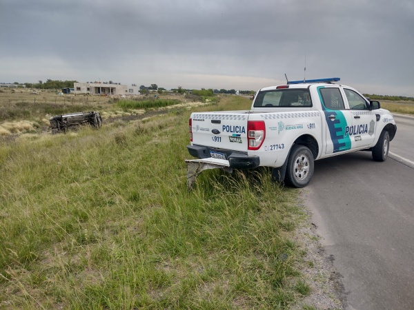 Platenses se accidentaron en Ruta 6
