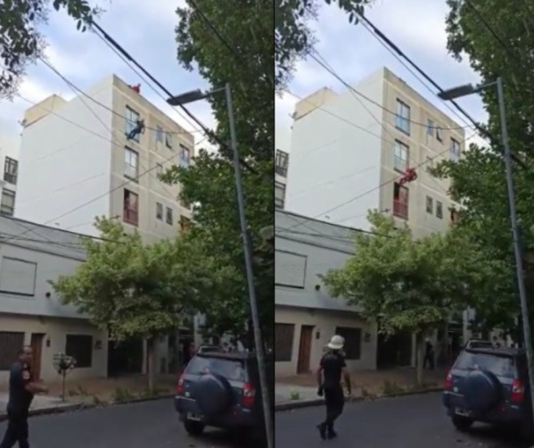 Un hombre intent&oacute; suicidarse tir&aacute;ndose de un edificio en el centro platense