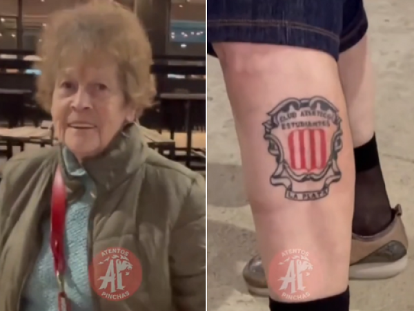 Furor por la abuela Pincha que está llena de tatuajes: "Soy yo de grande"