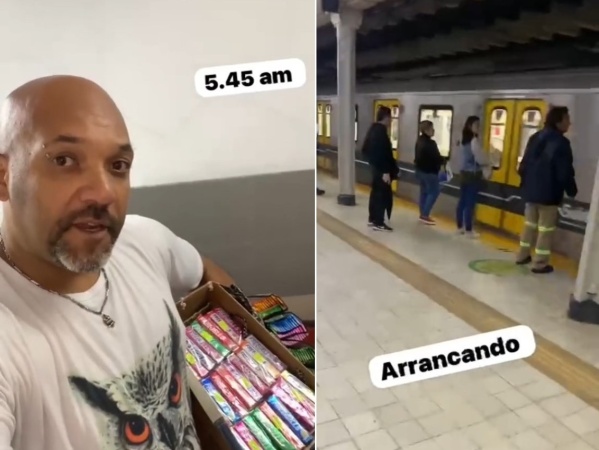 Se puso a vender chicles en el subte, contó cuánta plata ganó en el día y generó revuelo: "No está tan mal, ¿No?"