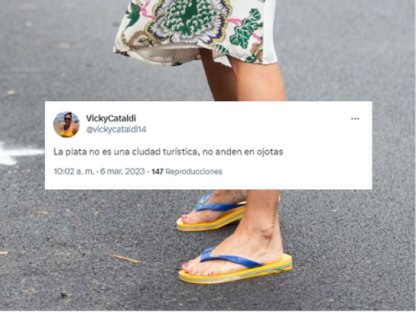 "No anden en ojotas": una vecina de La Plata 'retó' a los vecinos por un extrañó motivo