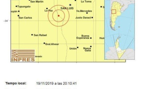 En Mendoza hubo un fuerte sismo y el temblor llegó hasta la ciudad de Buenos Aires