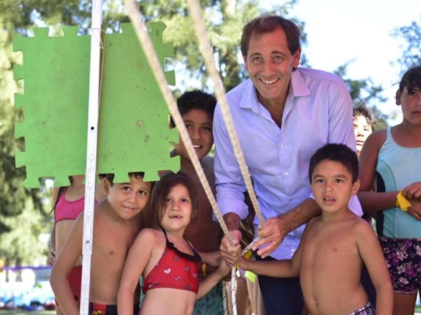 Garro participó del cierre de la colonia de verano en La República de los Niños