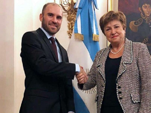 Tras el respaldo del FMI al Gobierno, Guzmán se reúne con Georgieva y el secretario del Tesoro de EEUU en el G20