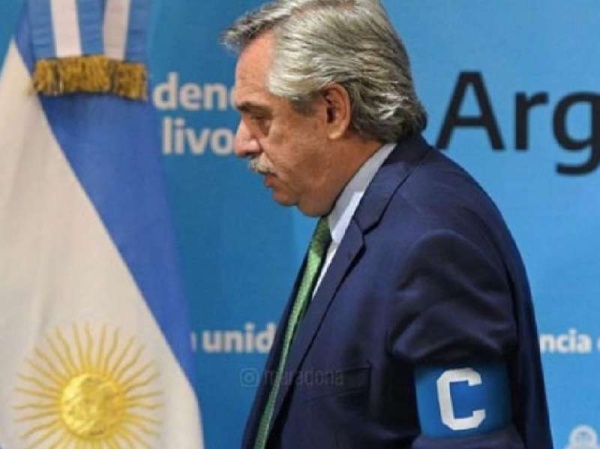 De Maradona para Alberto Fernández: &quot;Es el capitán que tiene que salir a demostrar&quot;