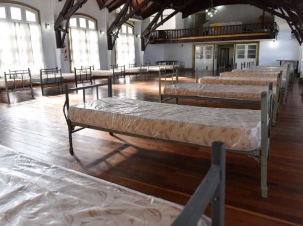 Coronavirus: montaron Centros de atenci&oacute;n intermedia de la salud en la Rep&uacute;blica de los Ni&ntilde;os