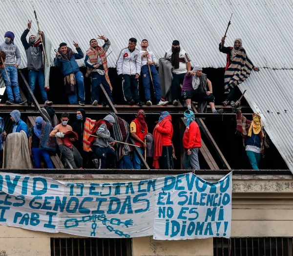 Un grupo de presos también manifestó que no quieren la liberación de violadores y femicidas