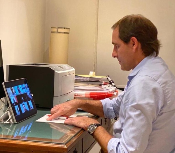 Garro saludó a todos los trabajadores y también destacó el esfuerzo de los empresarios y comerciantes