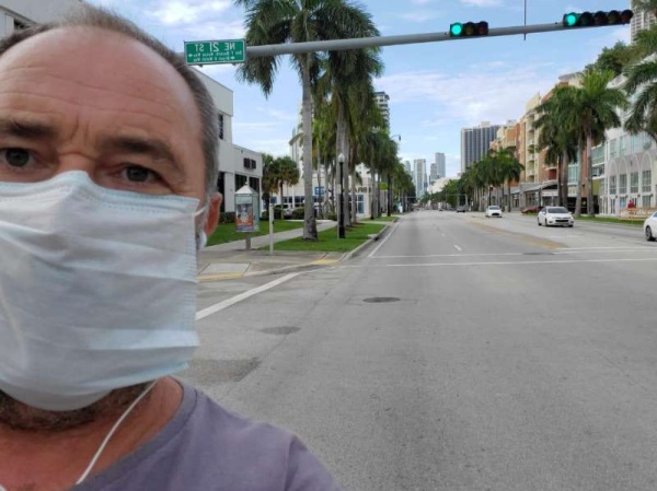 La odisea de dos platenses varados en Miami por el coronavirus