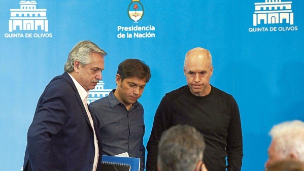 Alberto Fernández se reúne con Axel Kicillof y Horacio Rodríguez Larreta para definir cómo continúa la cuarentena