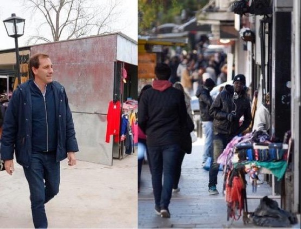 &quot;Garro permite en La Plata la venta ilegal durante la cuarentena en el centro, mientras los comercios no podemos abrir&quot;