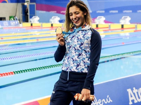 Delfina Pignatiello puso en duda su carrera como nadadora