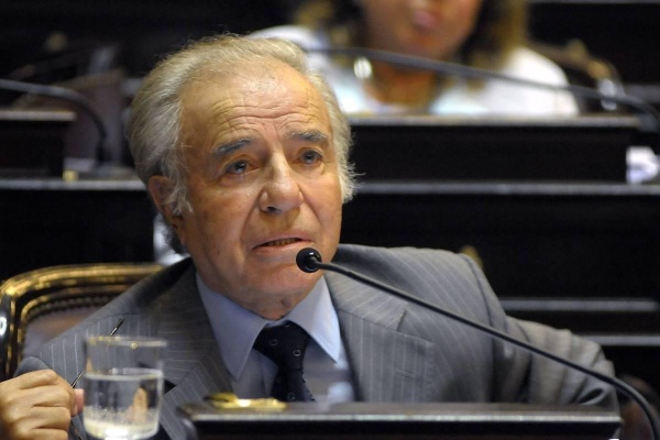 Carlos Menem, internado: dio negativo el segundo test de coronavirus