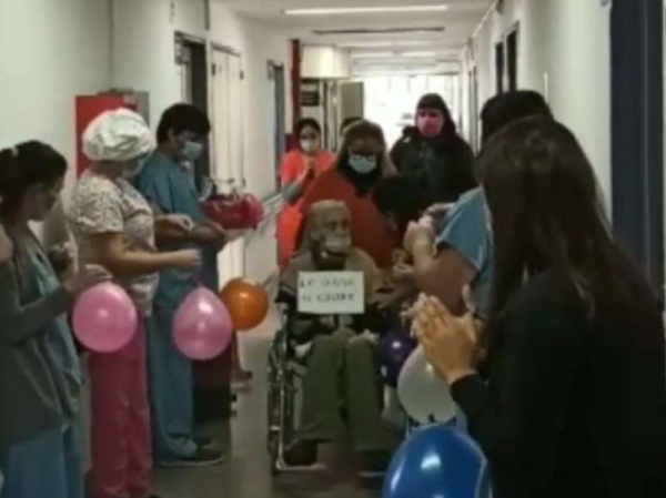 Una paciente de 82 años venció al coronavirus y fue dada de alta en el hospital San Roque
