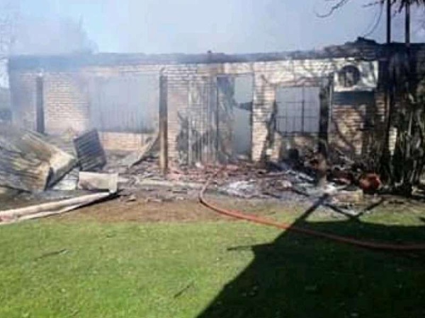Se incendió una casa en El Peligro: afortunadamente no hubo heridos