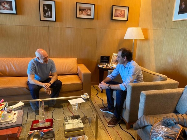 Garro mantuvo una reunión con Rodríguez Larreta donde compartieron datos y estrategias para enfrentar la pandemia