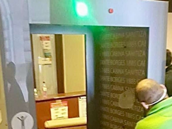 La Municipalidad de La Plata instala cabinas de sanitización en los edificios públicos: inminente reapertura de oficinas