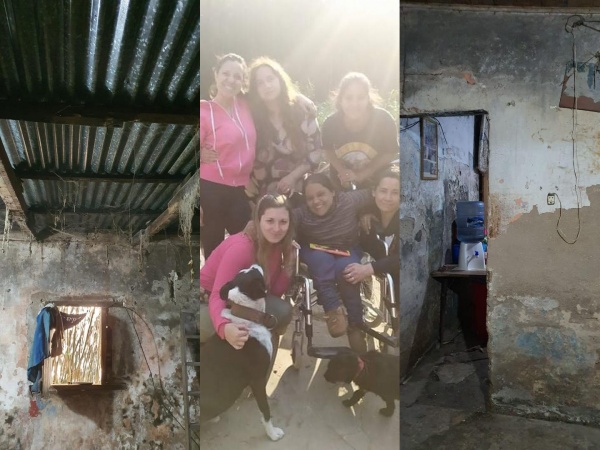Emocionante movida en Berisso: Construyen una casa desde cero para una joven con múltiples enfermedades