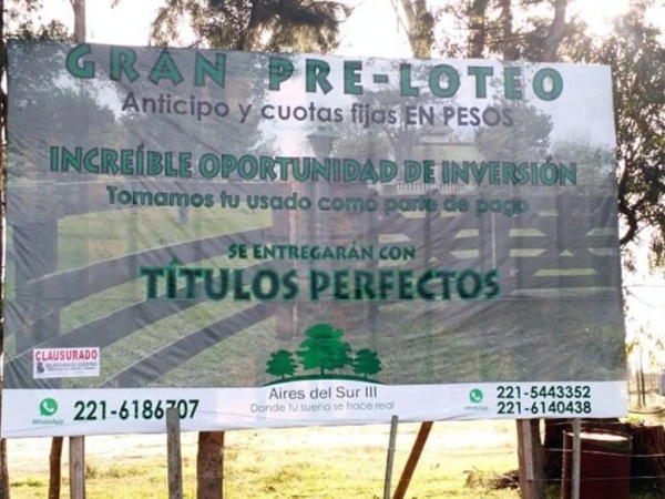 200 familias de Berisso marcharon por una megaestafa de 500 millones de pesos