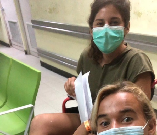 Joven platense quedó varada en Costa Rica, se quebró la pierna y pide ayuda urgente