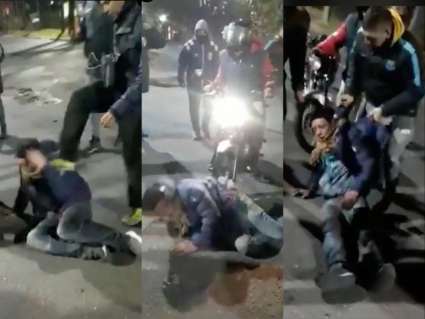 Brutal linchamiento a un ladrón en City Bell