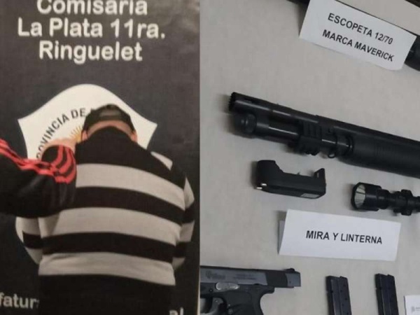 Detuvieron a un hombre que baleó la casa de una mujer en Tolosa